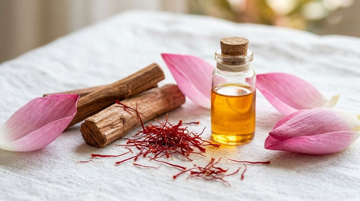 Kashmiri Saffron & Red Sandalwood Botanicals