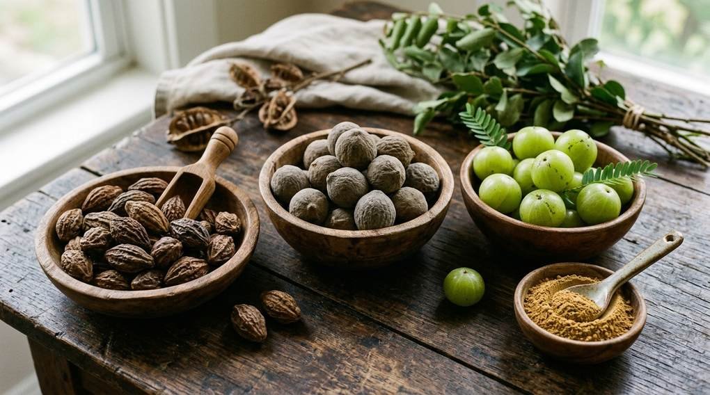 Classical Triphala Myrobalans & Raw Herbs